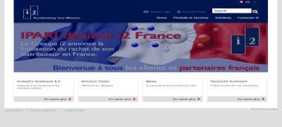 SYNERCOM aux cotés de la société IPARI
pour sa cession à l’éditeur de logiciel
anglais I2